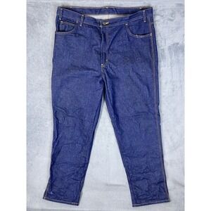 Steel Guard Jeans Mens 40x34* Blue Dark Wash FR Flame Resistant Straight 2112